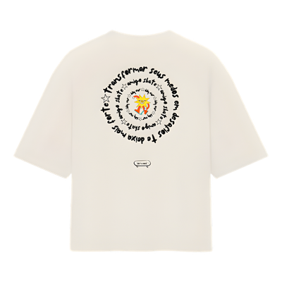 Camisa Oversized SKT*AMG CREW OFF WITHE