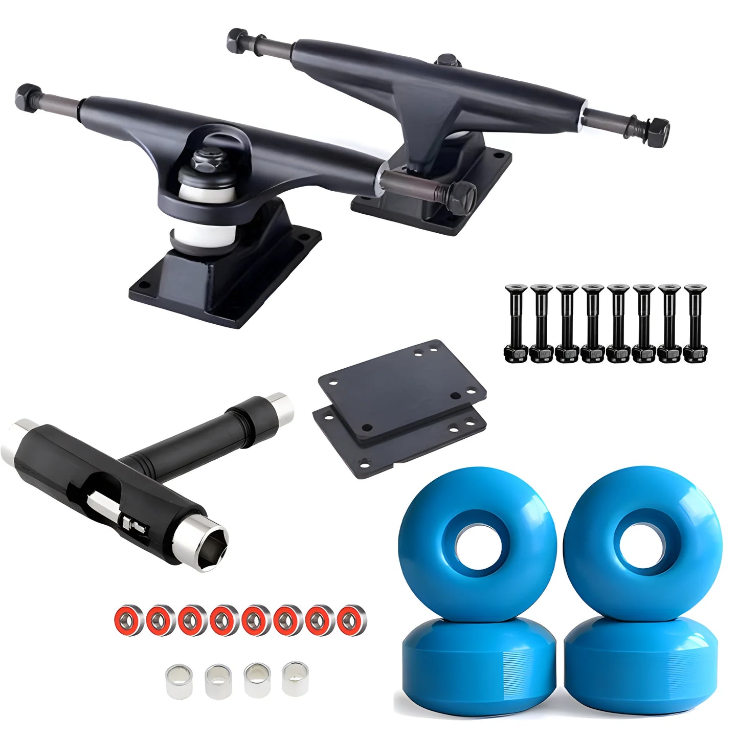 Kit Skate Iniciante Truck 129, Rodas