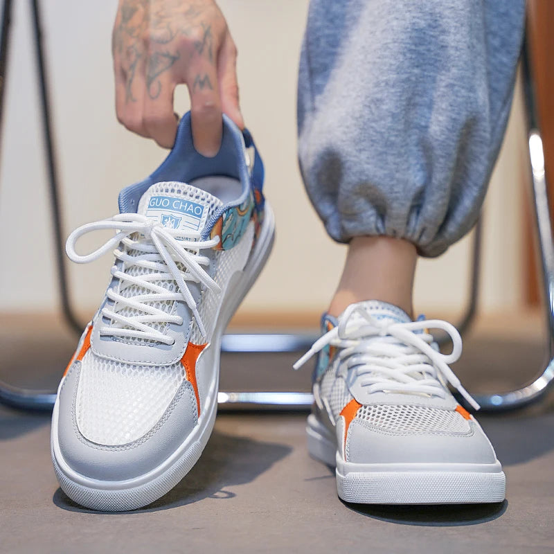 Tênis Masculino Casual Confortável Skate/Running