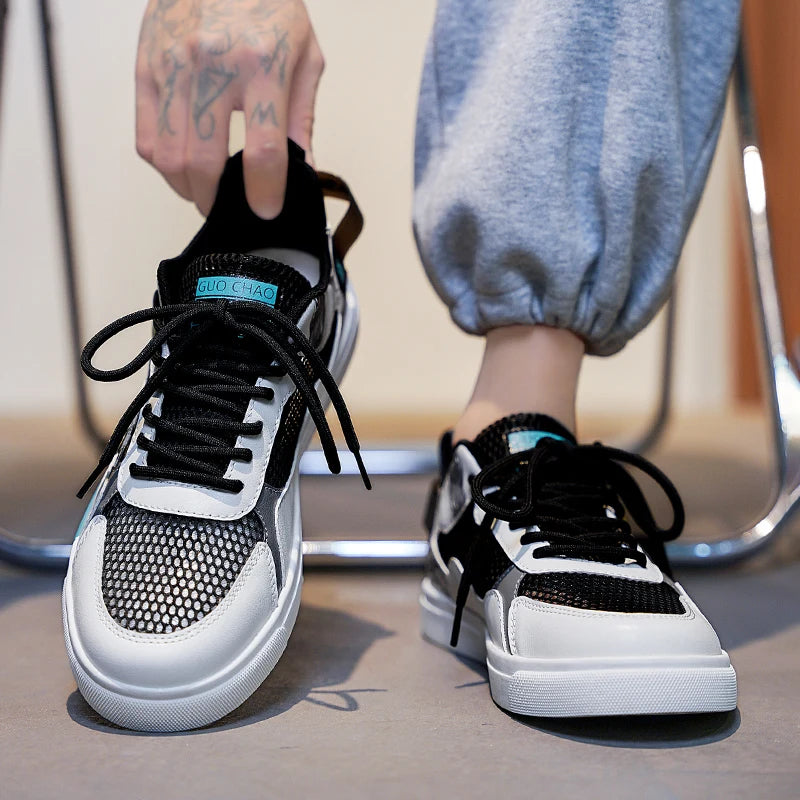 Tênis Masculino Casual Confortável Skate/Running