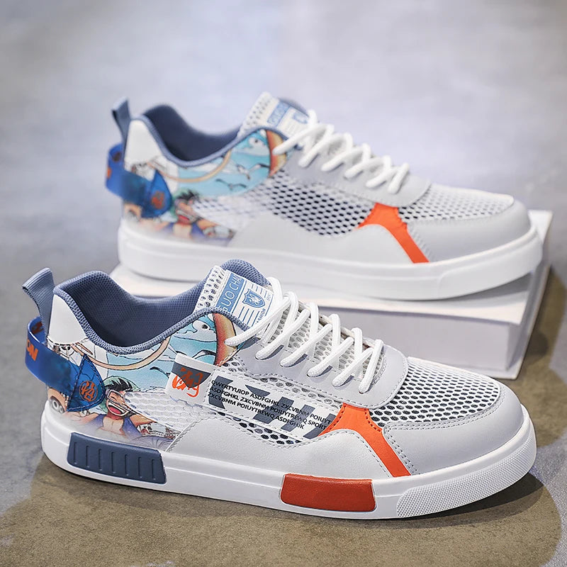 Tênis Masculino Casual Confortável Skate/Running