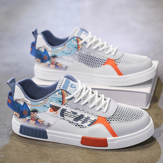 Tênis Masculino Casual Confortável Skate/Running