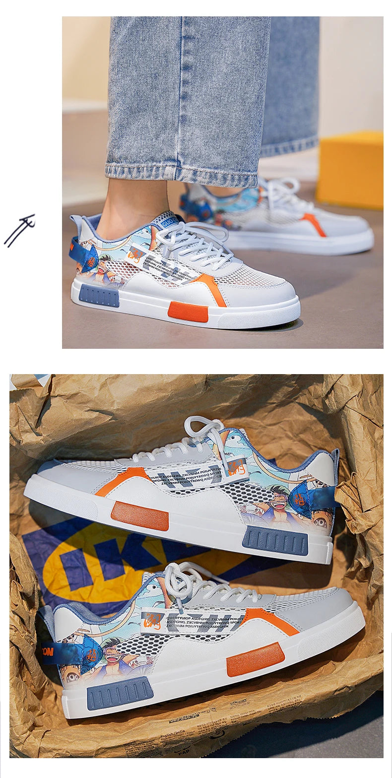 Tênis Masculino Casual Confortável Skate/Running