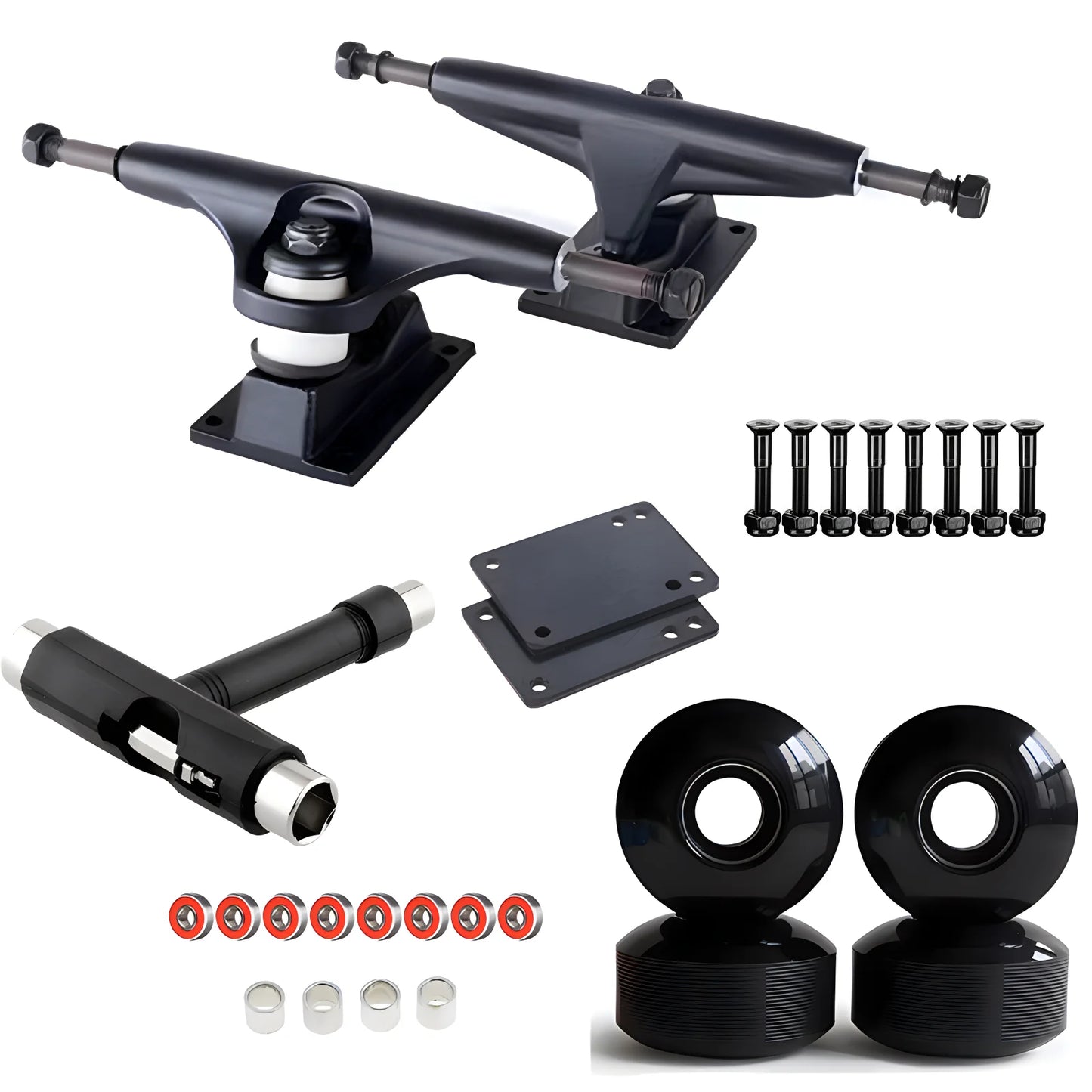 Kit Skate Iniciante Truck 129, Rodas