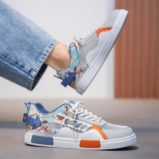 Tênis Masculino Casual Confortável Skate/Running