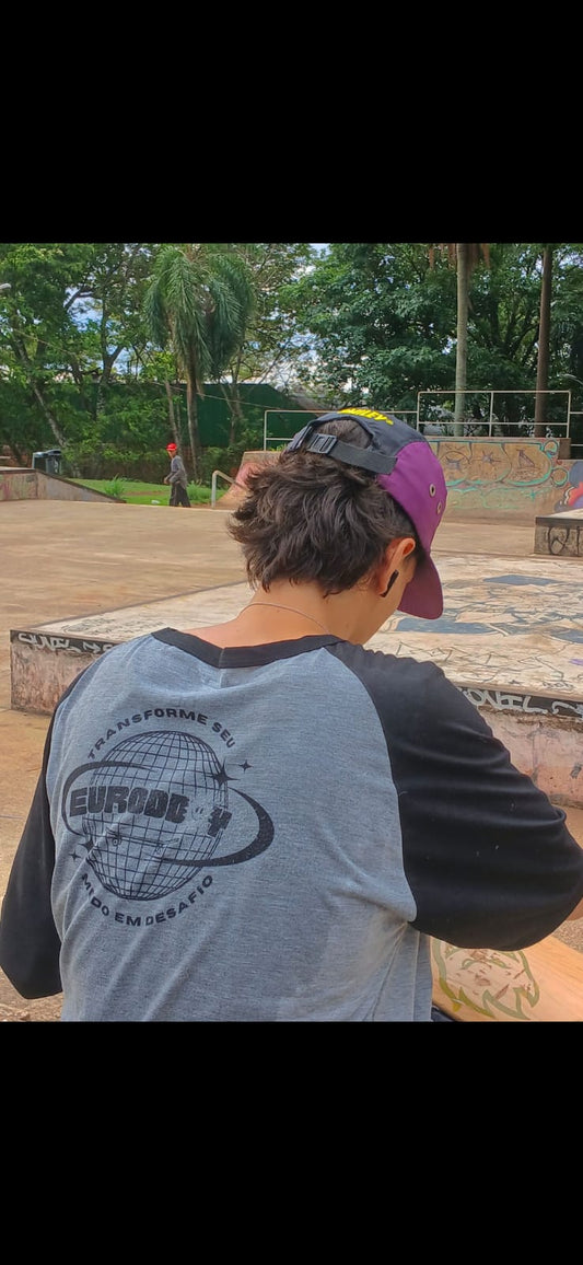 Camiseta EURODDY RAGLAN CINZA